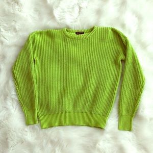 American apparel Lime green sweater